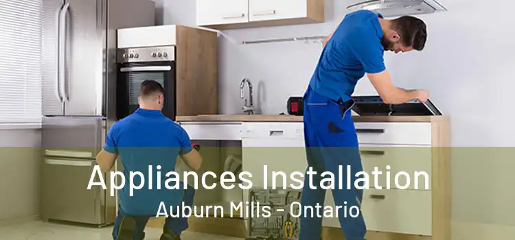 Appliances Installation Auburn Mills - Ontario