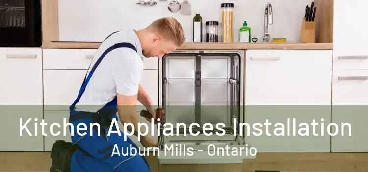 Kitchen Appliances Installation Auburn Mills - Ontario