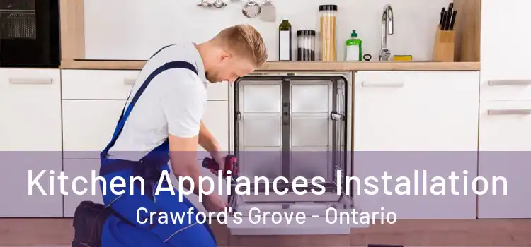 Kitchen Appliances Installation Crawford's Grove - Ontario