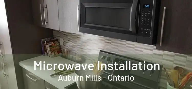 Microwave Installation Auburn Mills - Ontario