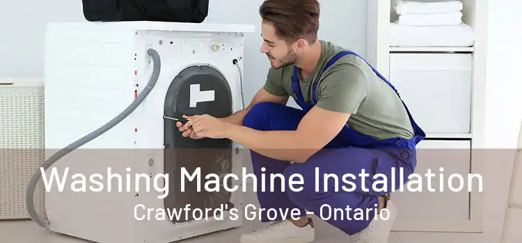 Washing Machine Installation Crawford's Grove - Ontario